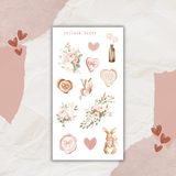sweet romance sticker sheet bundle