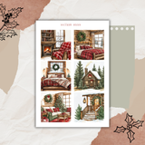 rustic cabin sticker sheet bundle
