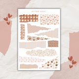 sweet romance sticker sheet bundle