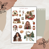 rustic cabin sticker sheet bundle
