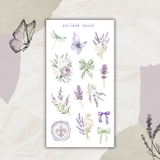 lavender pistachio sticker sheet bundle