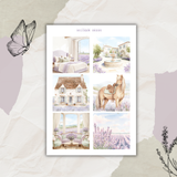 lavender pistachio sticker sheet bundle