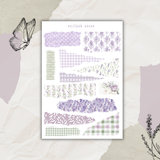 lavender pistachio sticker sheet bundle