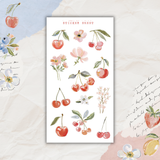 summer fruits sticker sheet set