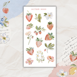 summer fruits sticker sheet set