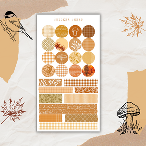 rustic cabin sticker sheet bundle