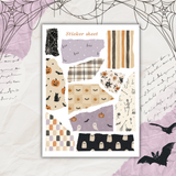 halloween pattern sticker sheet bundle
