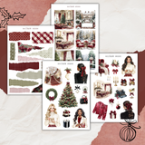 classy christmas sticker sheet bundle