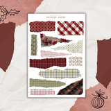 classy christmas sticker sheet bundle