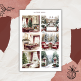 classy christmas sticker sheet bundle