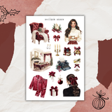 classy christmas sticker sheet bundle
