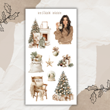 wooden cabin sticker sheet bundle