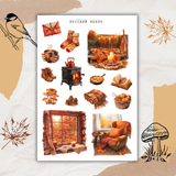 rustic cabin sticker sheet bundle