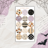 halloween pattern sticker sheet bundle