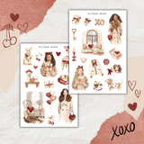 cherry in love sticker sheet bundle