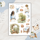 old money summer sticker sheet set