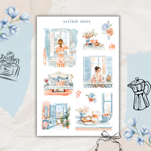dreamy morning sticker sheet bundle
