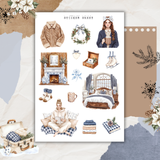 winter residence sticker sheet bundle