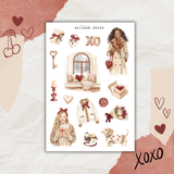 cherry in love sticker sheet bundle