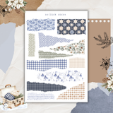 winter residence sticker sheet bundle