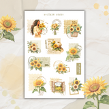 sunflower bliss sticker sheet bundle