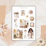 September end sticker sheet bundle