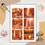rustic cabin sticker sheet bundle