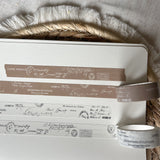 Vintage ephemera washi tape