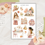 soft fall sticker sheet bundle