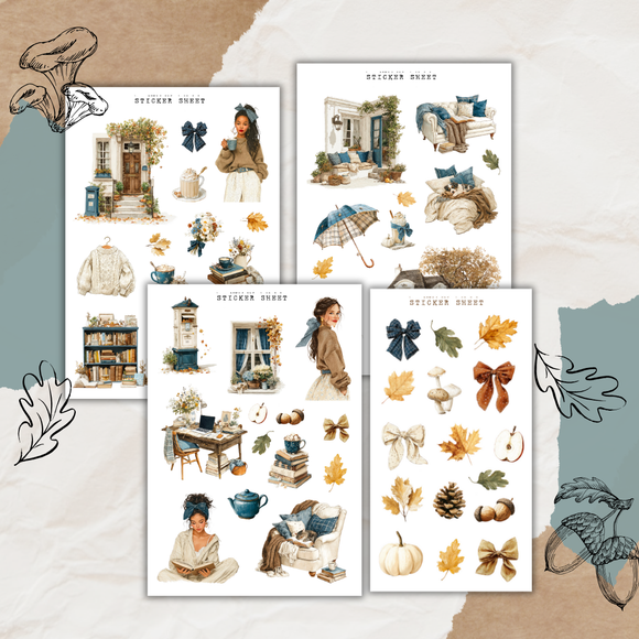 cold air sticker sheet bundle
