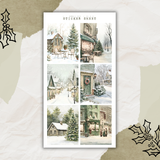 cozy winter picture sticker sheet bundle