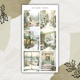 cozy winter picture sticker sheet bundle