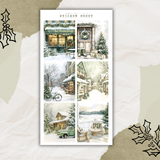 cozy winter picture sticker sheet bundle