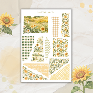 sunflower bliss sticker sheet bundle