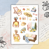 la dolce vita sticker sheet set