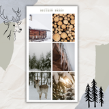 cabin picture sticker sheet bundle
