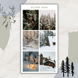 cabin picture sticker sheet bundle