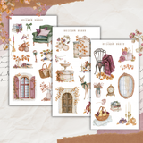 autumn chateau sticker sheet