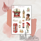 lets go to London sticker sheet collection