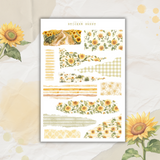 sunflower bliss sticker sheet bundle