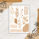 pumpkin season sticker sheet bundle