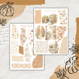 pumpkin season sticker sheet bundle