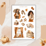 fall collection sticker sheet bundle