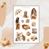fall collection sticker sheet bundle