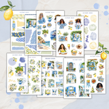 sunkissed mediterranean sticker sheet bundle