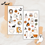 cute ghosts sticker sheet