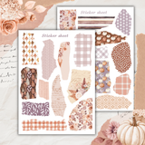 autumn comforts sticker sheet bundle
