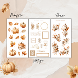 fall collection sticker sheet bundle