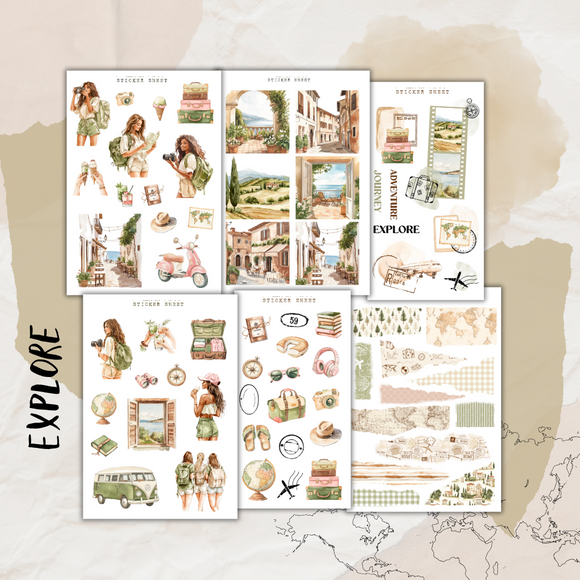 girls trip sticker sheet collection