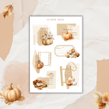fall collection sticker sheet bundle
